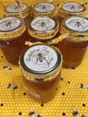 Photo of labels with logo